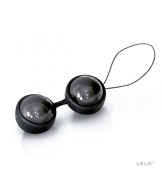 LELO BOLAS CHINAS SILICONA LUNA BEADS NOIR NEGRO 3 CM