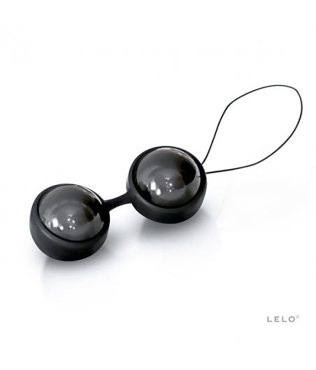 LELO BOLAS CHINAS SILICONA LUNA BEADS NOIR NEGRO 3 CM
