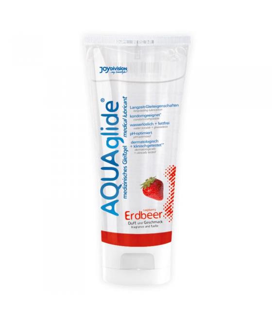 Atrévete shop - LUBRICANTE BASE AGUA SABOR FRESA 100 ML