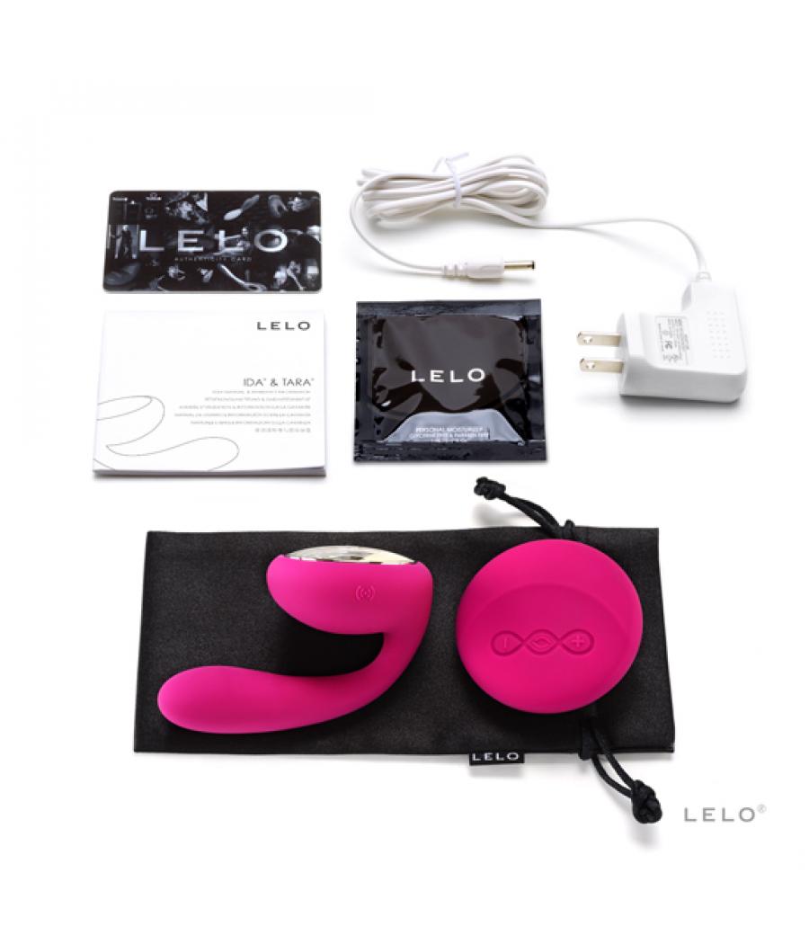 Atrévete shop - MASAJEADOR PARA PAREJAS LELO IDA COLOR CEREZA