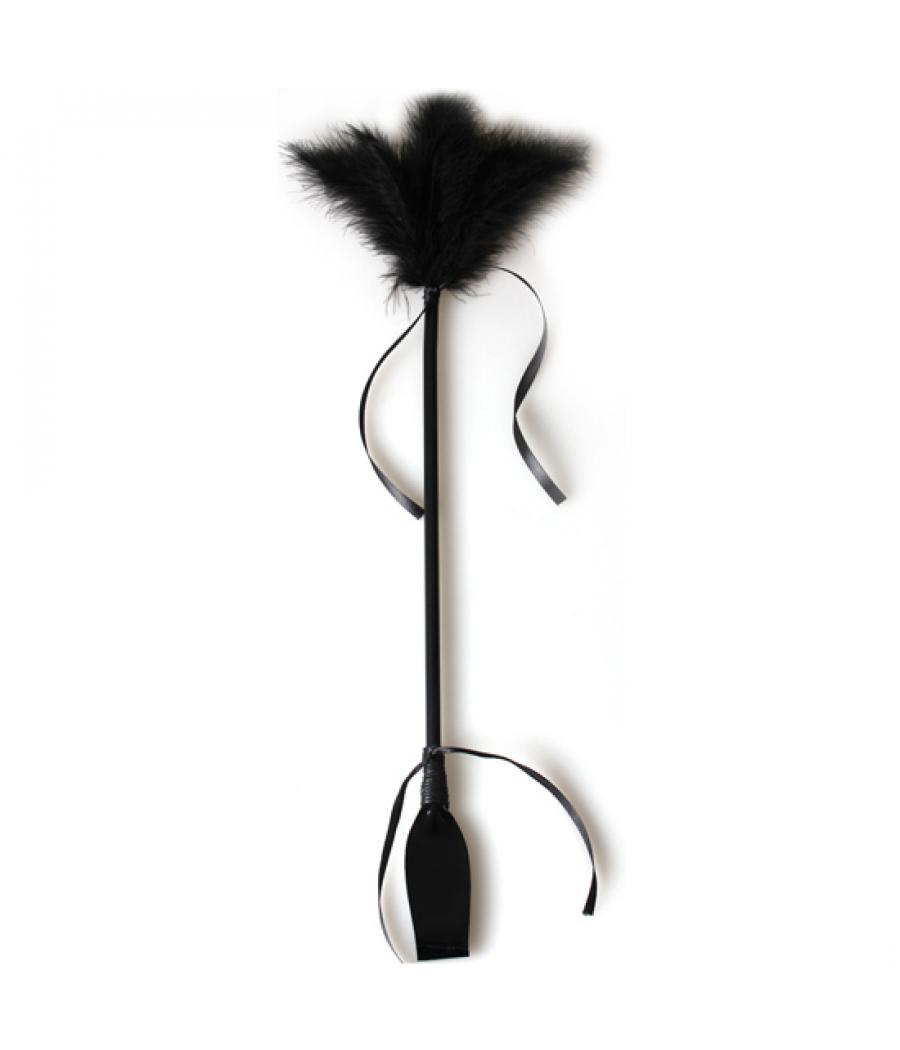 PLUMERO CON FUSTA NEGRA
