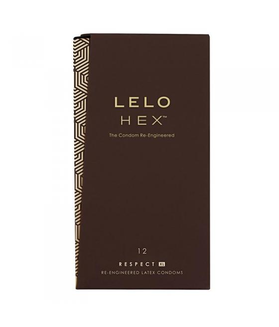 Preservativos lelo Hexagonales Hex XL 12 unidades