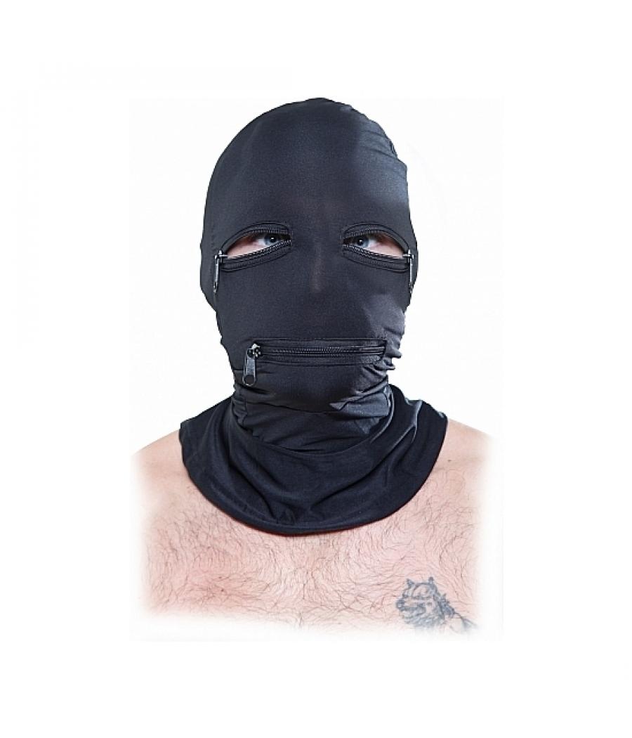 MÁSCARA CON CREMALLERA EN OJOS Y BOCA