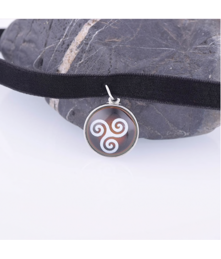 GARGANTILLA TRISKEL MULTICOLOR