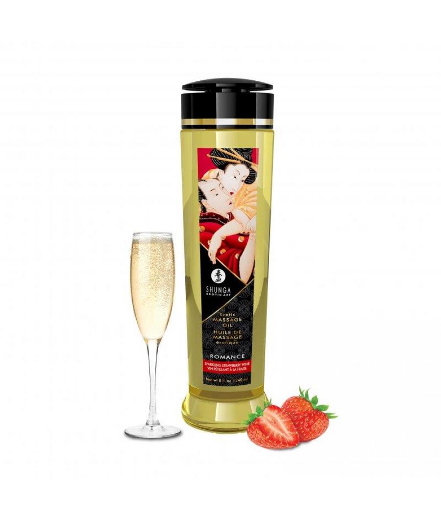 Atrévete shop - ACEITE DE MASAJE FRESAS CON CAVA 240 ML
