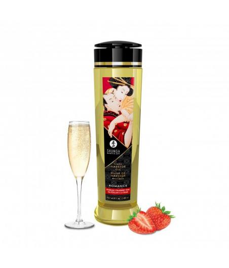 ACEITE DE MASAJE FRESAS CON CAVA 240 ML