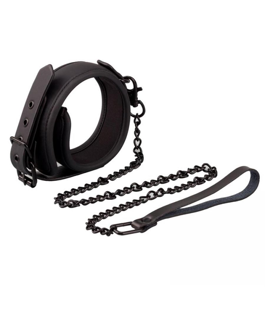 COLLAR CON CORREA CUERO VEGANO