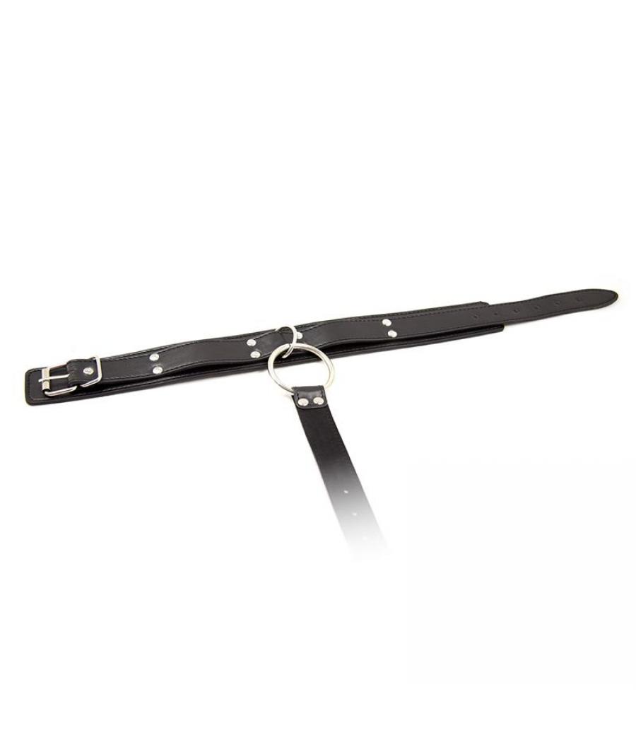 COLLAR CON RESTRICCIONES NEGRO Y