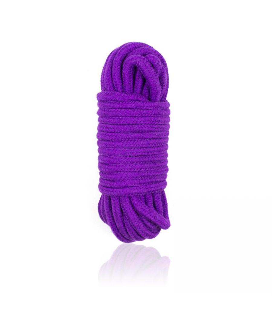 CUERDA DE BONDAGE DE ALGODÓN 10 M. PÚRPURA