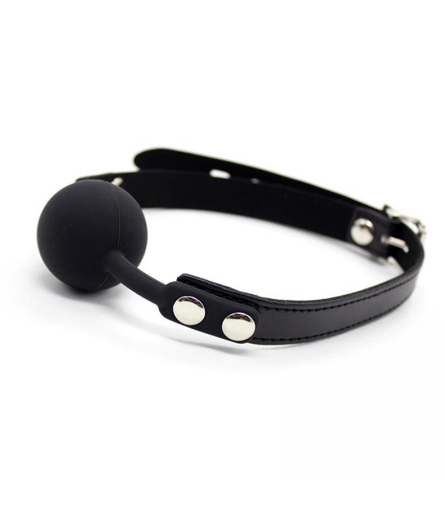 Atrévete shop - MORDAZA DE SILICONA NEGRA