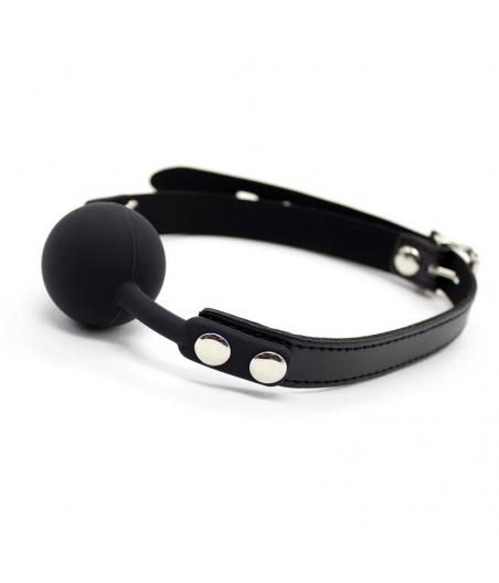 MORDAZA DE SILICONA NEGRA