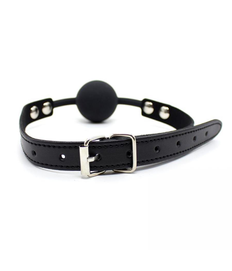 Atrévete shop - MORDAZA DE SILICONA NEGRA