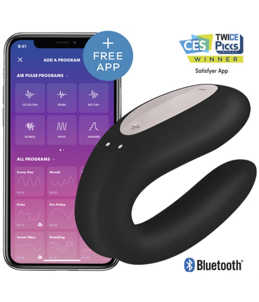 SATISFYER DOUBLE JOY CON APP NEGRO