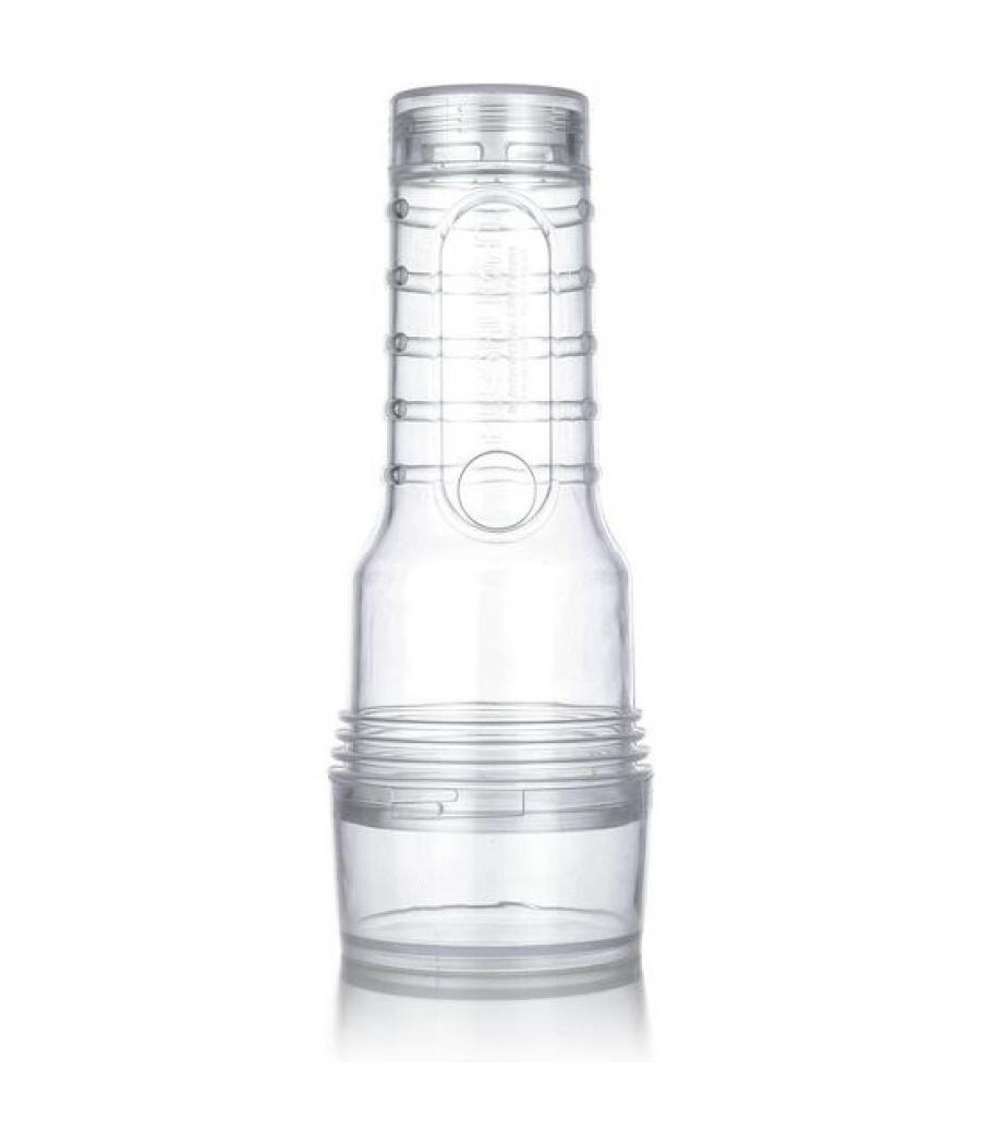 Atrévete shop - MASTURBADOR MASCULINO TRANSPARENTE 21,5 CM