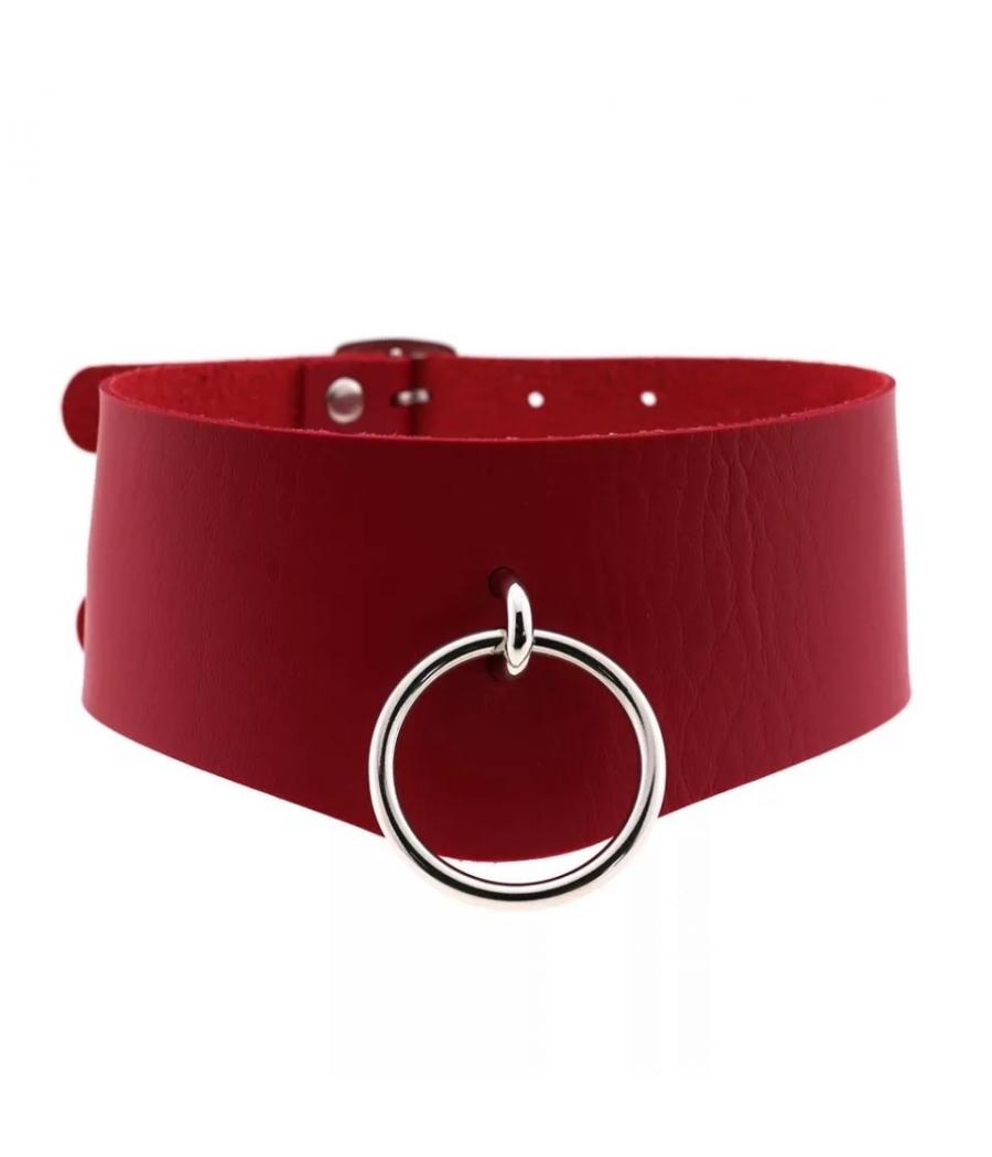 COLLAR ANCHO DOBLE NEGRO BDSM