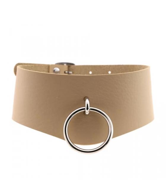 COLLAR ANCHO DOBLE NEGRO BDSM