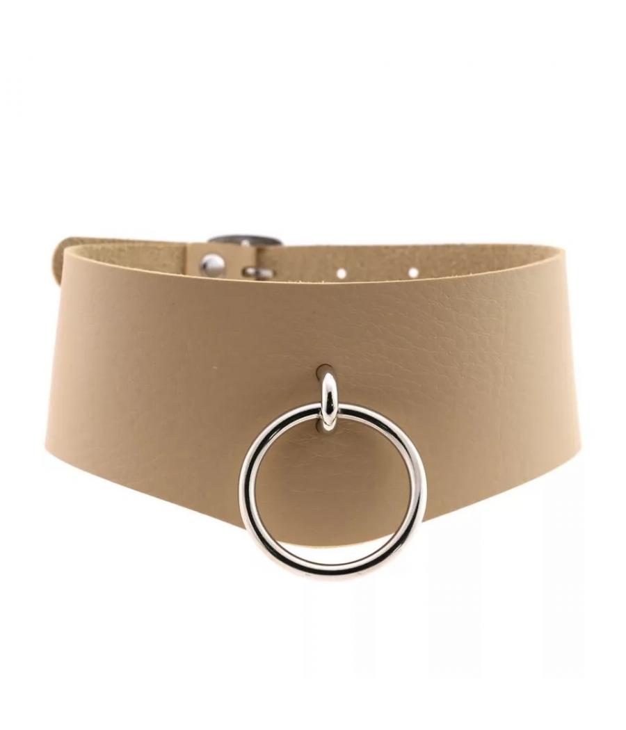 COLLAR ANCHO DOBLE NEGRO BDSM