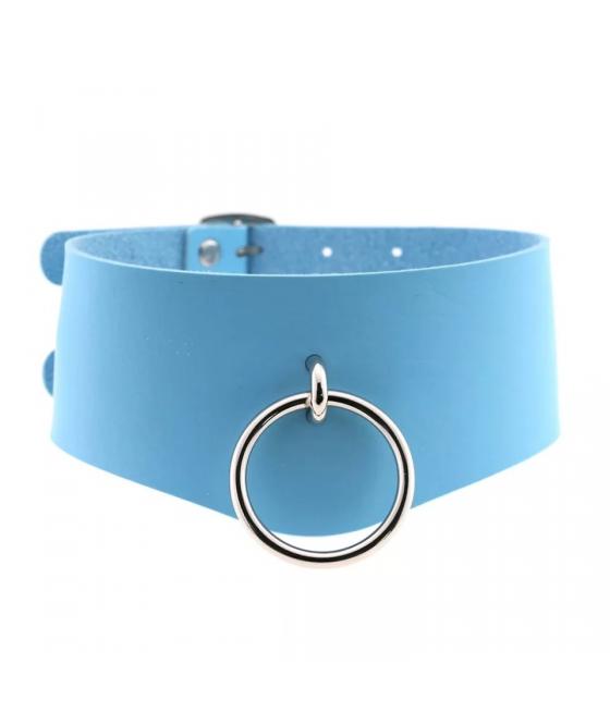 COLLAR ANCHO DOBLE NEGRO BDSM