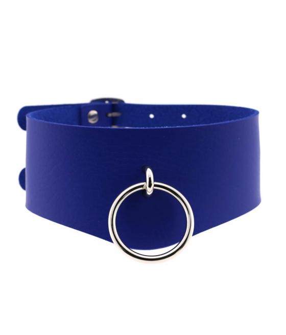 COLLAR ANCHO DOBLE NEGRO BDSM