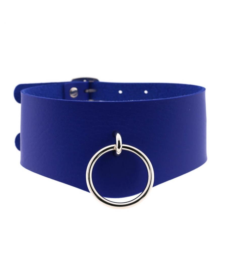 COLLAR ANCHO DOBLE NEGRO BDSM