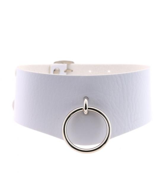 COLLAR ANCHO DOBLE NEGRO BDSM