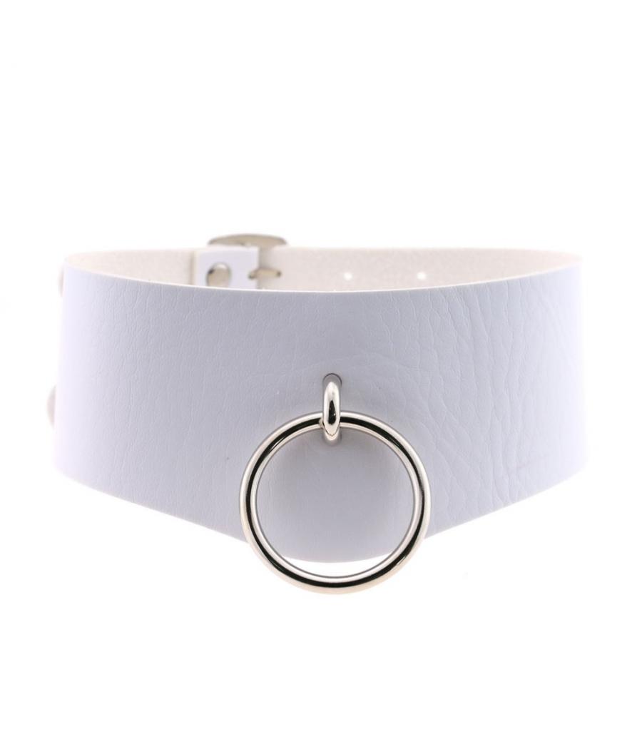 COLLAR ANCHO DOBLE NEGRO BDSM