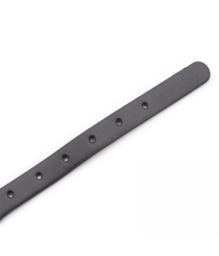 COLLAR CON ARO Y CASCABEL NEGRO