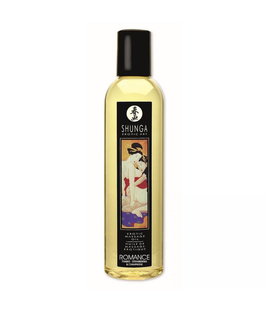 Shunga Aceite de Masaje Erótico Vino de Fresa