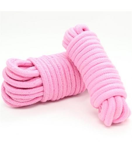 CUERDA DE BONDAGE DE ALGODÓN 10 M. ROSA