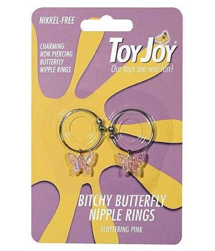 PIERCINGS PEZONES CON MARIPOSAS