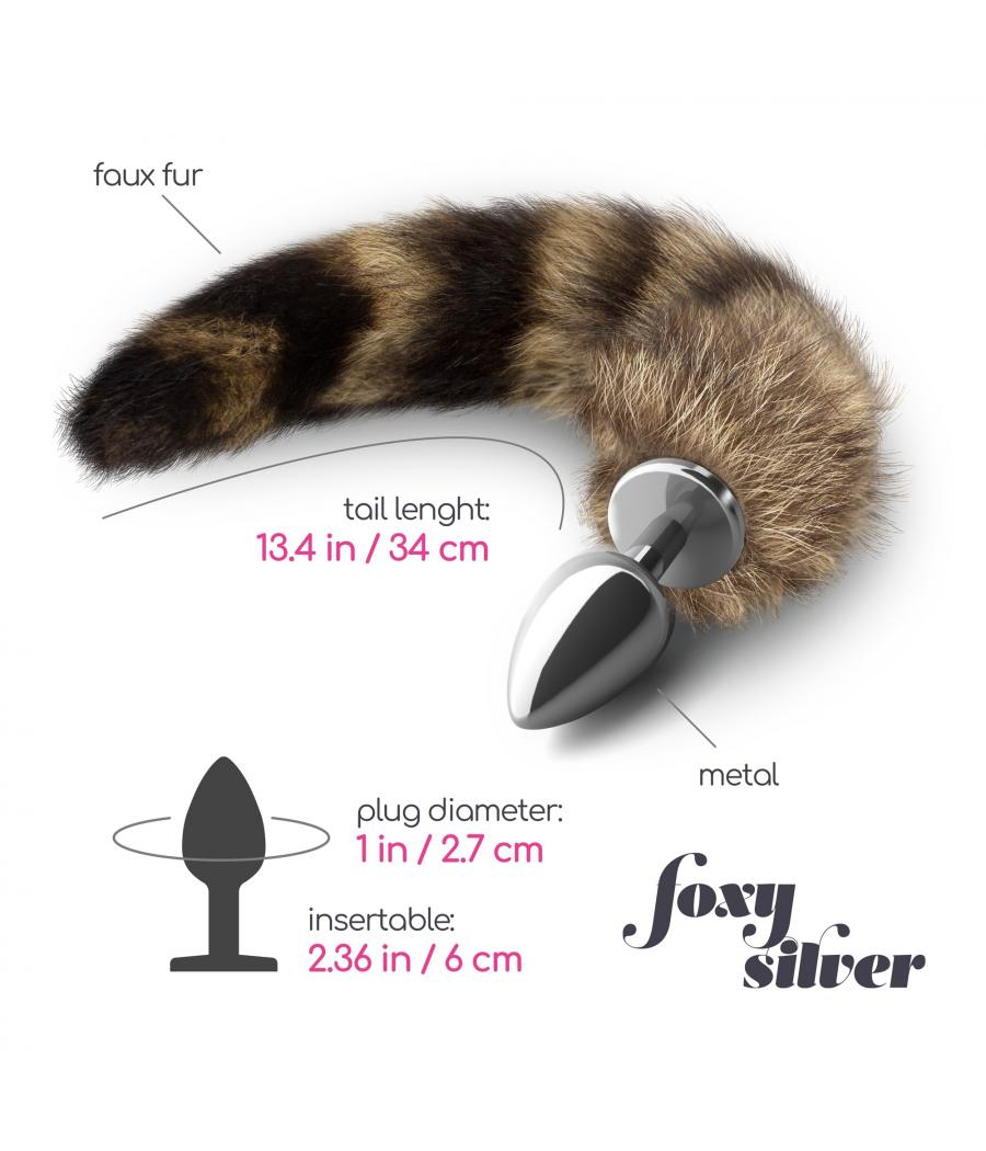 Atrévete shop - PLUG METÁLICO COLA DE ZORRO PEQUEÑO