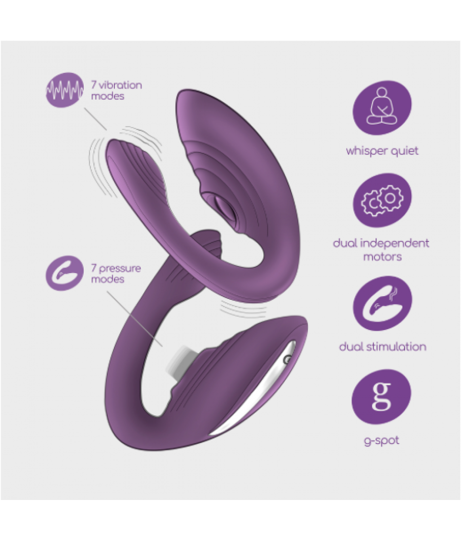 Atrévete shop - SUCCIONADOR Y VIBRADOR DE PAREJAS PLEASURISER