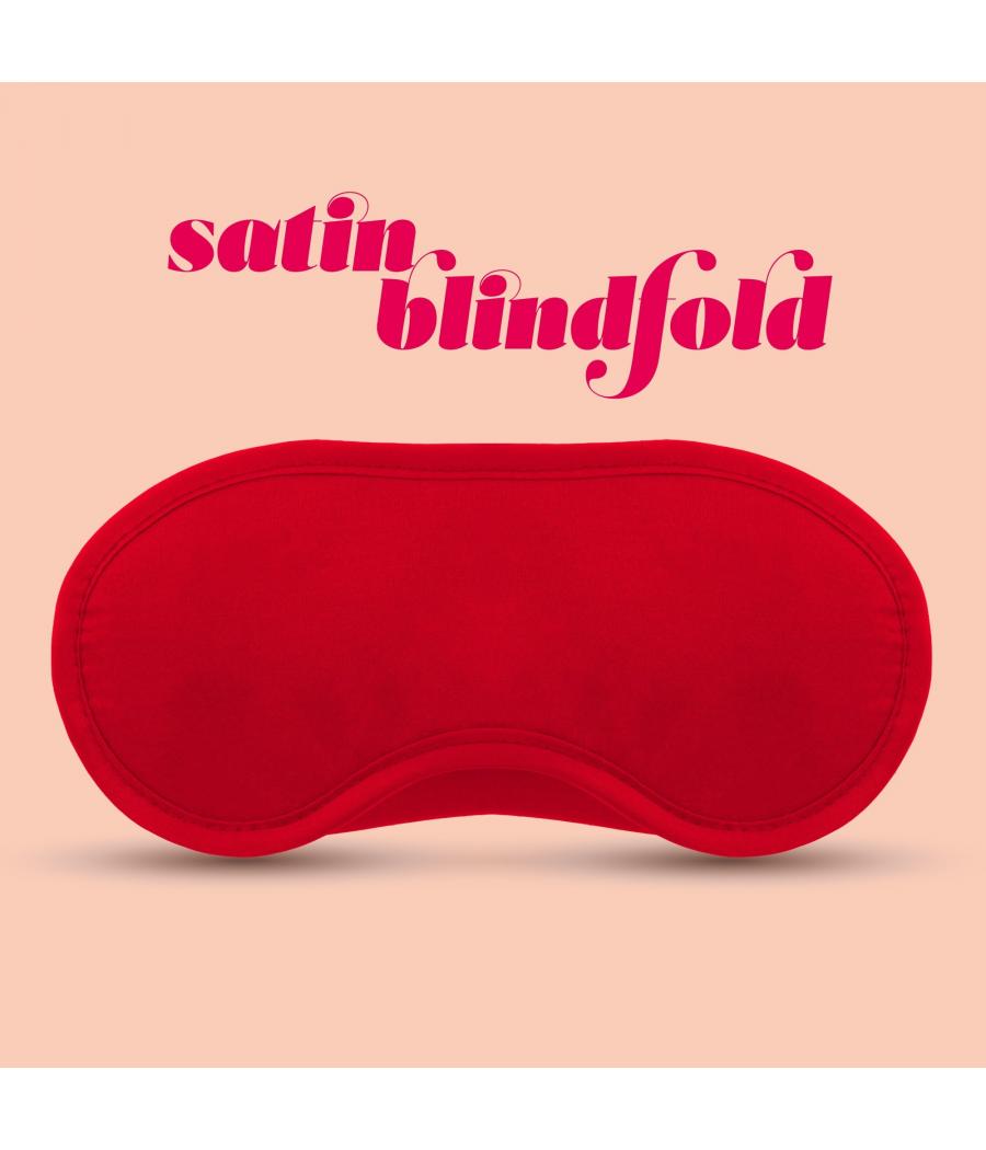 Atrévete shop - ANTIFAZ DE SATÉN ROJO