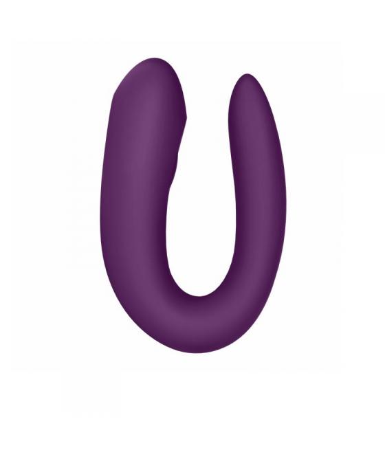 SATISFYER DOUBLE JOY CON APP LILA