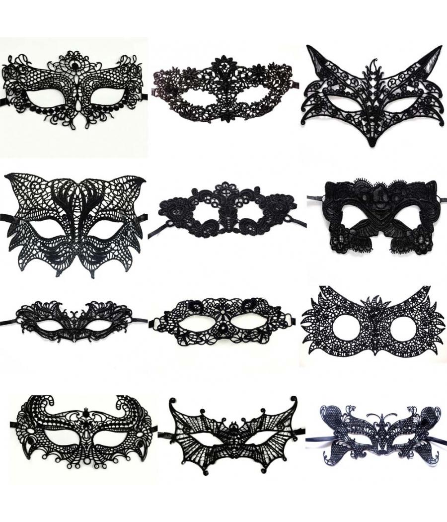 Atrévete shop - MASCARA ENCAJE NEGRA Nº5