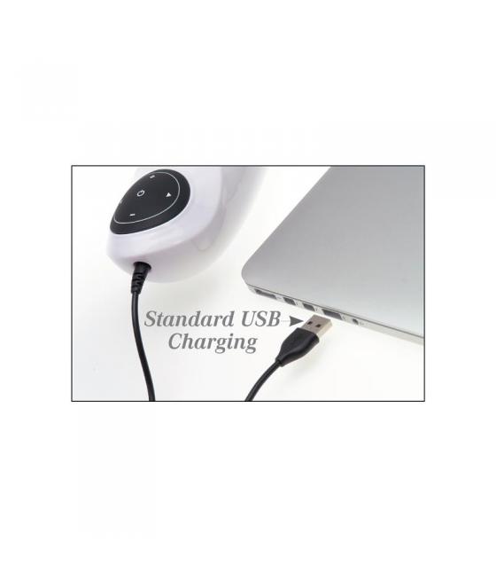 MASTURBADOR MASCULINO PDX MEGA BATOR USB VAGINA BLANCO