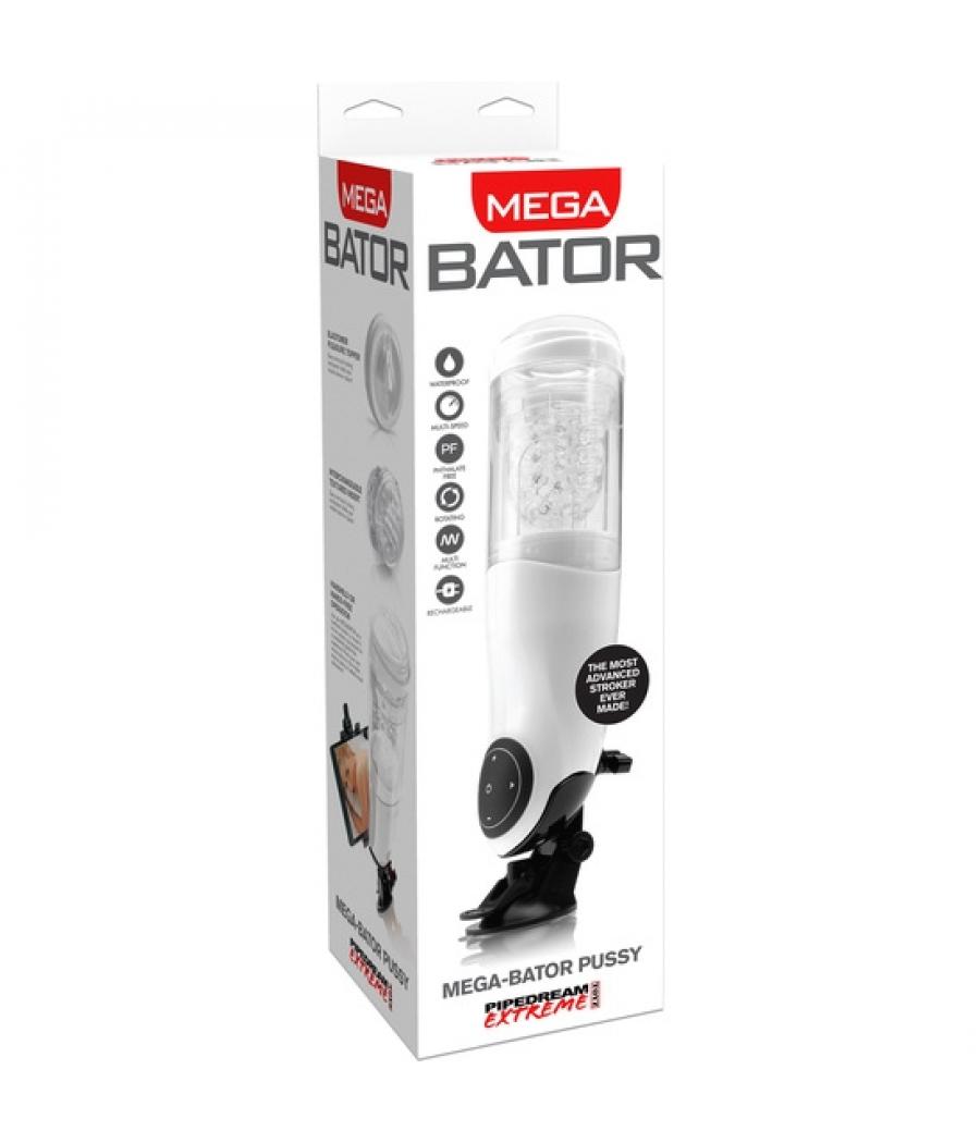MASTURBADOR MASCULINO PDX MEGA BATOR USB BOCA BLANCO
