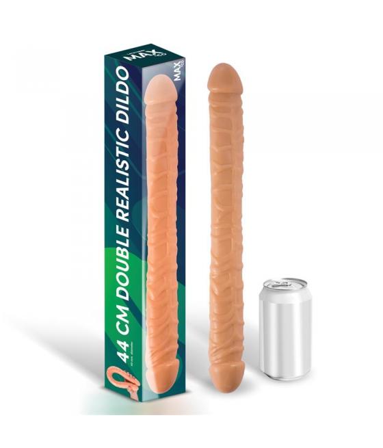 Atrévete shop - DILDO DOBLE REALÍSTICO NATURAL 44 CM