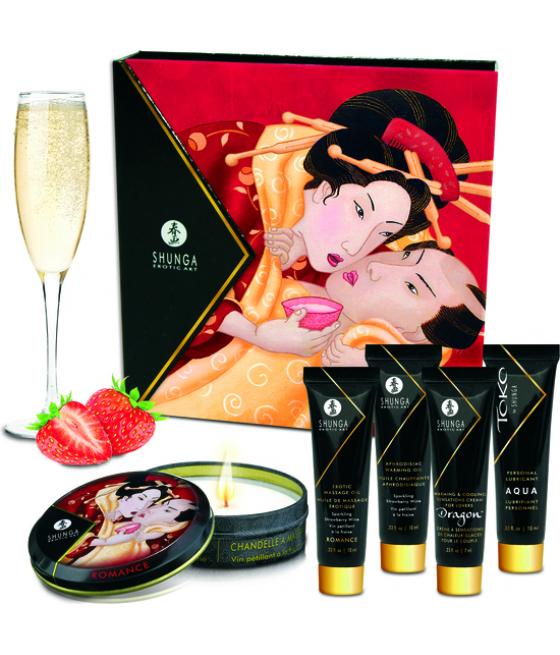 SHUNGA SECRETOS DE GEISHA FRESAS CON CHAMPAGNE