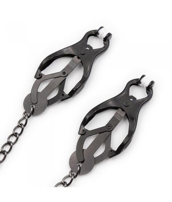 PINZAS JAPONESAS PARA PEZONES CON CADENA BONDAGE PLAY