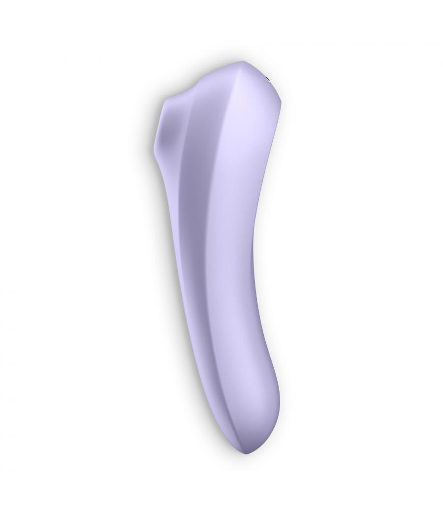 SATISFYER VIBRADOR DUAL PLEASURE CON APP - LILA