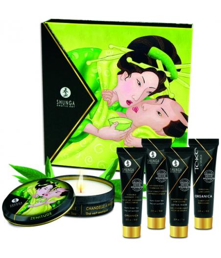 KIT ACEITES Y CREMAS SHUNGA SECRETOS DE UNA GEISHA TÉ VERDE