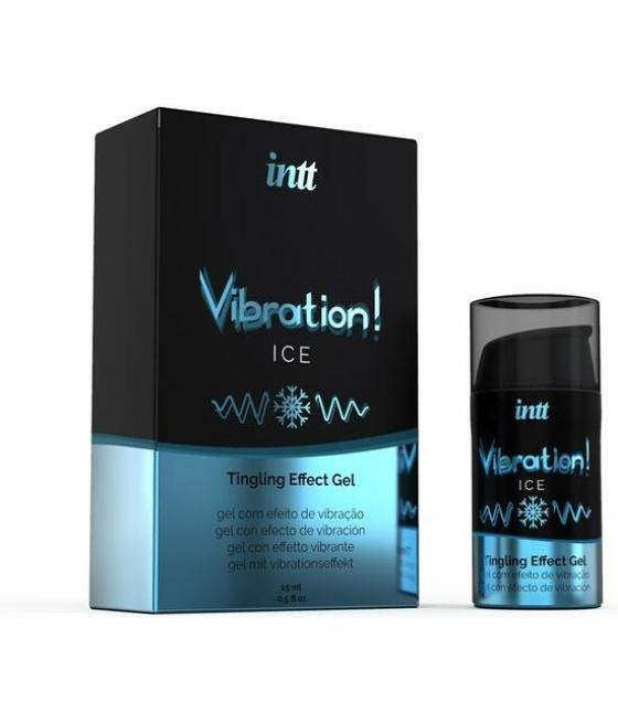 GEL CON VIBRACIÓN VIBRATION ICE INTT 15 ML.