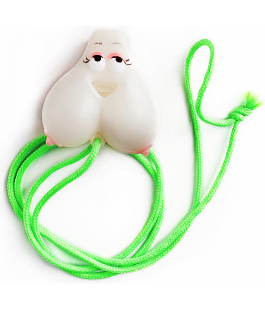 SILBATO FOSFORESCENTE EN FORMA DE PECHOS