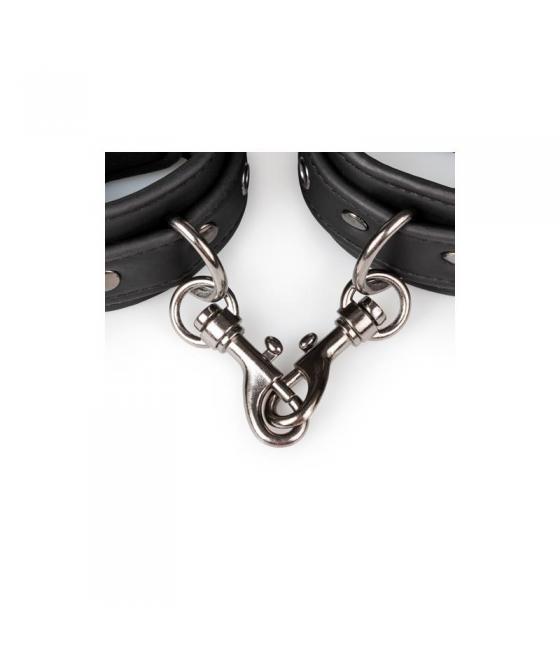 ESPOSAS AJUSTABLES DE CUERO NEGRO EXPERTOS