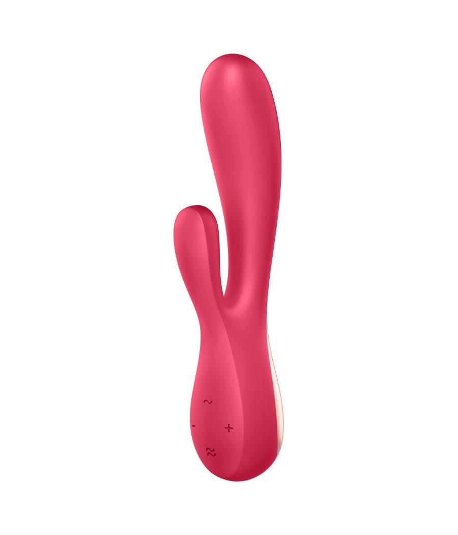 SATISFYER VIBRADOR MONO FLEX CON APP Y BLUETOOTH - ROJO