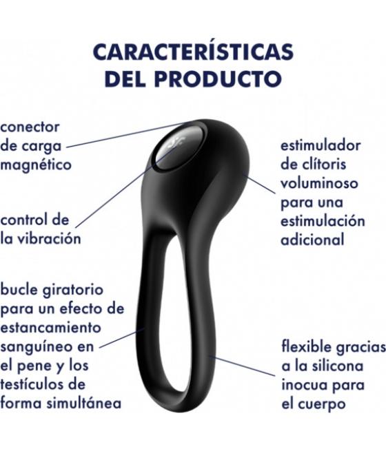 SATISFYER ANILLO VIBRADOR MAJESTIC DUO