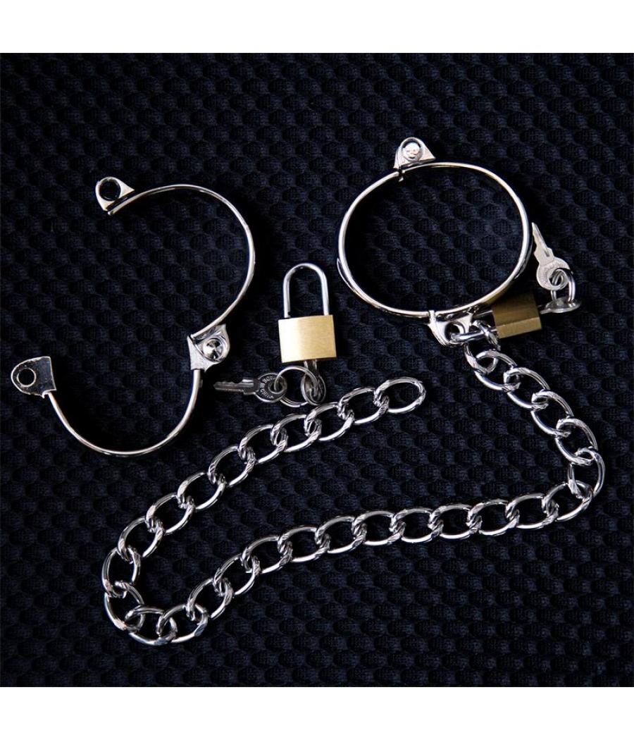 ESPOSAS DE METAL CON CANDADO - MUJER 5,5 CM