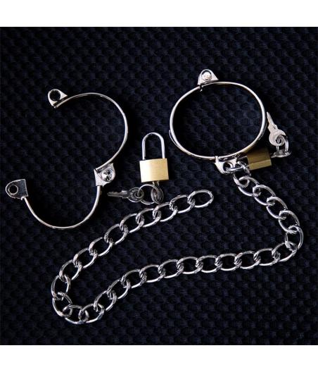 ESPOSAS DE METAL CON CANDADO - MUJER 5,5 CM