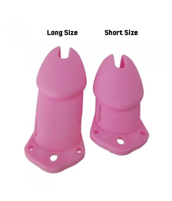 Atrévete shop - JAULA CASTIDAD PEQUEÑA DE SILICONA - ROSA
